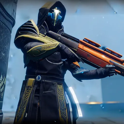 Prompt: new exotic weapons from destiny 2, 8 k,