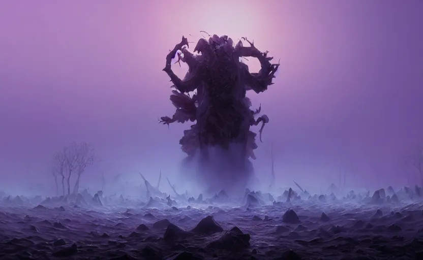 Prompt: A shadow dragon summoning an army of the undead, rendered by Ivan Aivazovsky, simon stålenhag, WLOP, zdzisław beksiński, environment concept, synthwave style, digital art, unreal engine, trending on artstation, 4K UHD image, octane render,