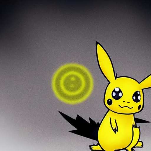 Image similar to picachu in Umbreon evolution