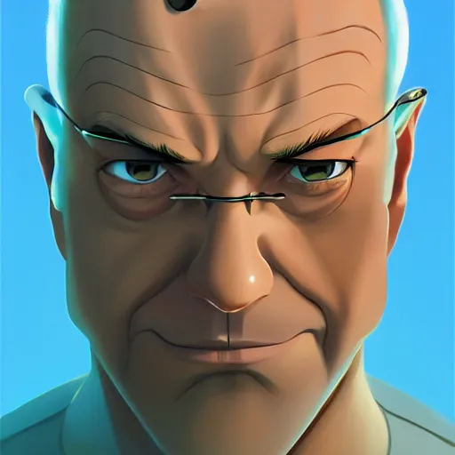 Image similar to face icon stylized minimalist goldfinger, loftis, cory behance hd by jesper ejsing, by rhads, makoto shinkai and lois van baarle, ilya kuvshinov, rossdraws global illumination