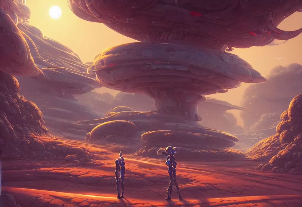 Image similar to futuristic road signs and alien vines on an arid planet, intricate oil painting, high detail illustration, sharp high detail, manga and anime 1 9 9 9, official fanart behance hd artstation by jesper ejsing and makoto shinkai, 4 k,