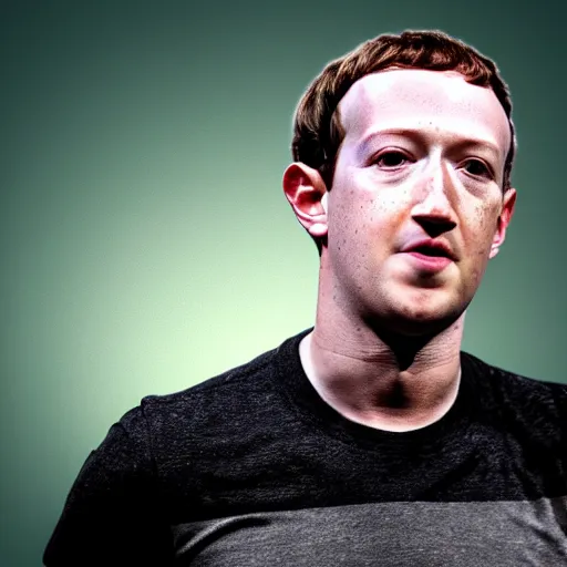 Prompt: seamless looping design of disembodied mark zuckerberg's head on striped white and black background