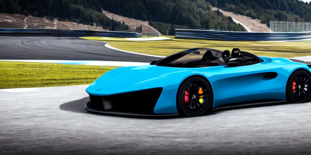 Image similar to 2 0 2 3 sport car 4 k on the nurburgring