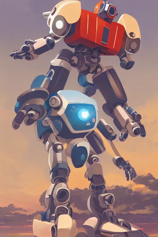 Image similar to metabots medabots medarotto medarot robot minimalist comics sharpen earth defense force tank, behance hd by jesper ejsing, by rhads, makoto shinkai and lois van baarle, ilya kuvshinov, rossdraws global illumination