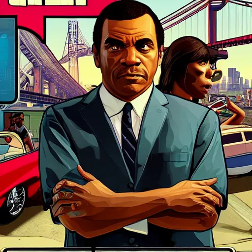 Image similar to p on GTA V cover art
