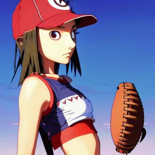 Prompt: beautiful boyish natalie portman gravure model in majora's mask, wearing wooden mask and baseball cap and leotard, street wear with subtle mayan patterns, aztec bathing suit, gapmoe yandere grimdark, trending on pixiv fanbox, painted by greg rutkowski makoto shinkai takashi takeuchi studio ghibli, akihiko yoshida