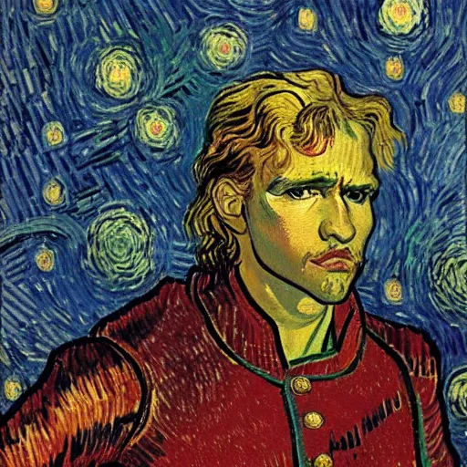 Prompt: Alexander The Great plays the NES, fabulous detail, extremely detailed, very detailed, well focused, artstation, by Van Gogh