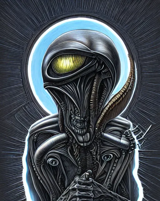 Image similar to alien xenomorph by jeffrey smith