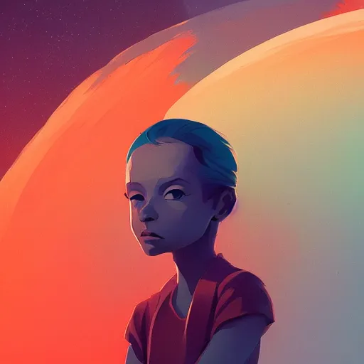 Image similar to face icon stylized minimalist close encounters of the third kind, loftis, cory behance hd by jesper ejsing, by rhads, makoto shinkai and lois van baarle, ilya kuvshinov, rossdraws global illumination