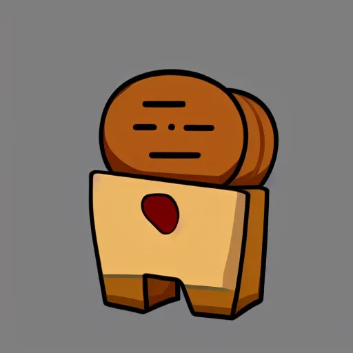 Image similar to ` bread toast ` character