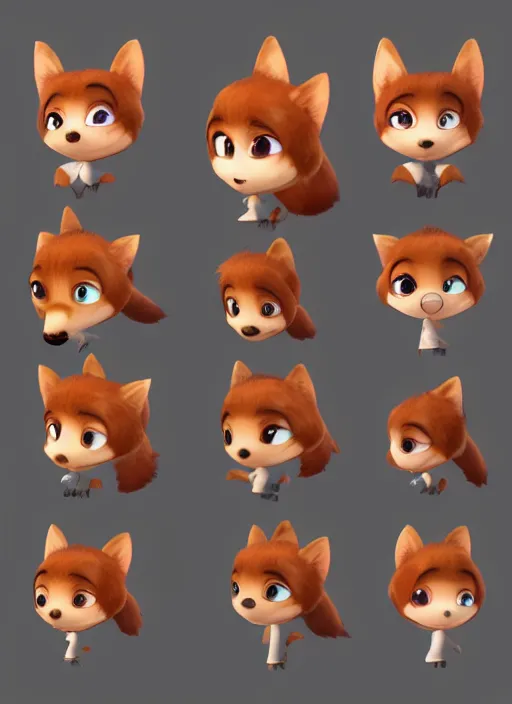 Image similar to female explorer mini cute girl, adoptable, highly detailed, rendered, ray - tracing, cgi animated, 3 d demo reel avatar, style of maple story and zootopia, maple story indiana jones, fluffy fox ears, dark skin, cool clothes, soft shade, soft lighting, portrait pose