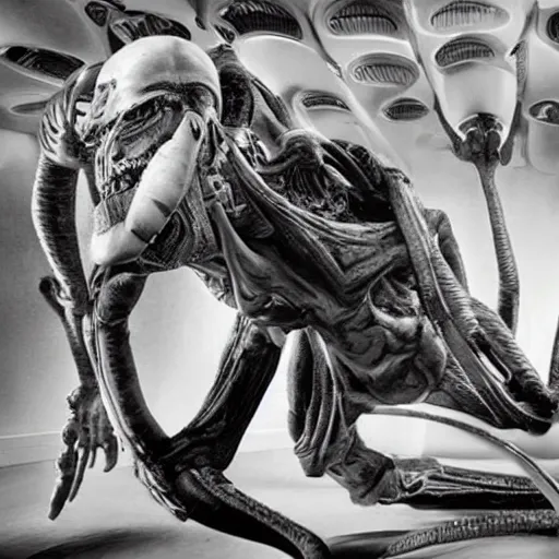 Image similar to a xenomorph inside an mri. alien : resurrection movie photograph.