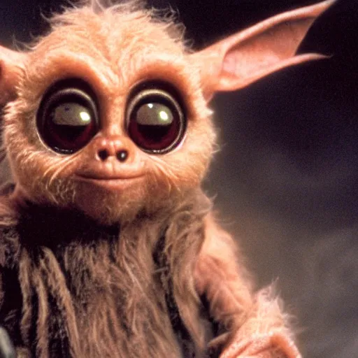 Prompt: a film still of mogwai from from gremlins in star wars realistic, detailed