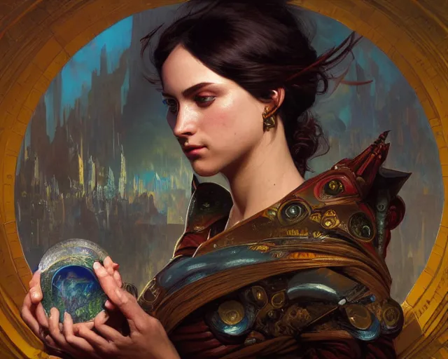 Image similar to photography of max ernst, deep focus, d & d, fantasy, intricate, elegant, highly detailed, digital painting, artstation, concept art, matte, sharp focus, illustration, hearthstone, art by artgerm and greg rutkowski and alphonse mucha