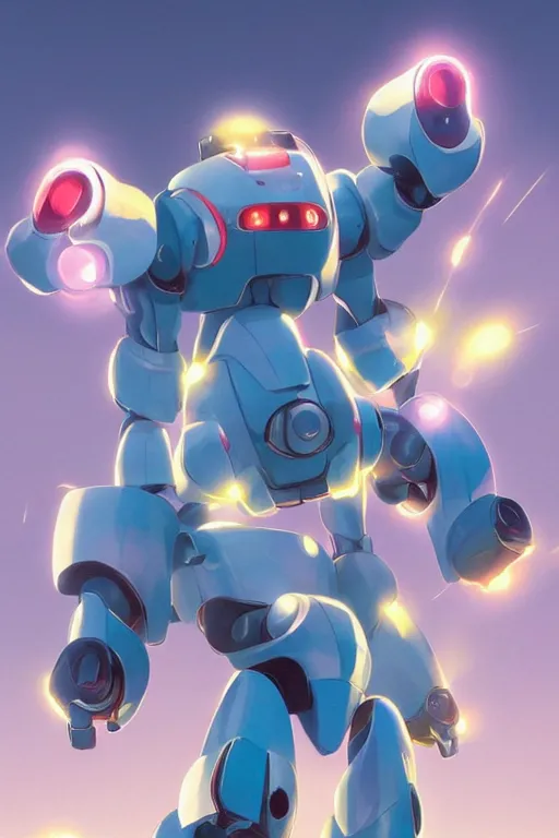 Image similar to metabots medabots medarotto medarot robot minimalist comics, behance hd by jesper ejsing, by rhads, makoto shinkai and lois van baarle, ilya kuvshinov, rossdraws global illumination ray tracing hdr radiating a glowing aura