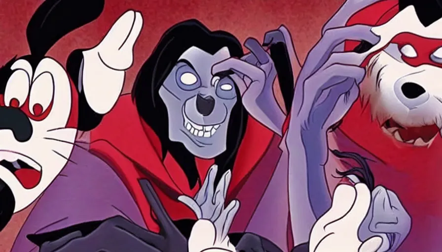 Image similar to morbius in a disney movie