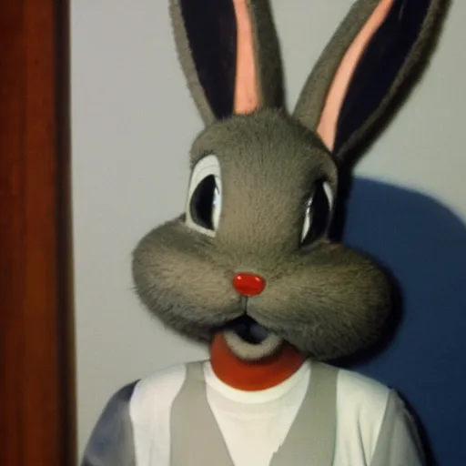 Image similar to bugs bunny mugshot