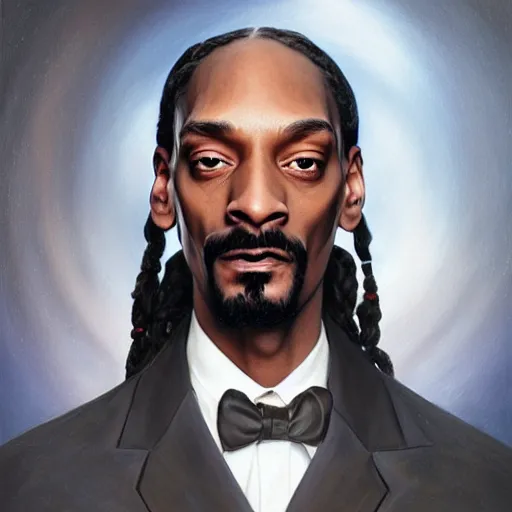 Image similar to beautiful portrait of Snoop Dogg like a ginger white person, face like european, Snoop Dogg blended white face paint, like , powerful , magic, thunders, dramatic lighting, intricate, wild, highly detailed, digital painting, artstation, concept art, smooth, sharp focus, illustration, art by artgerm and greg rutkowski and alphonse mucha, footage