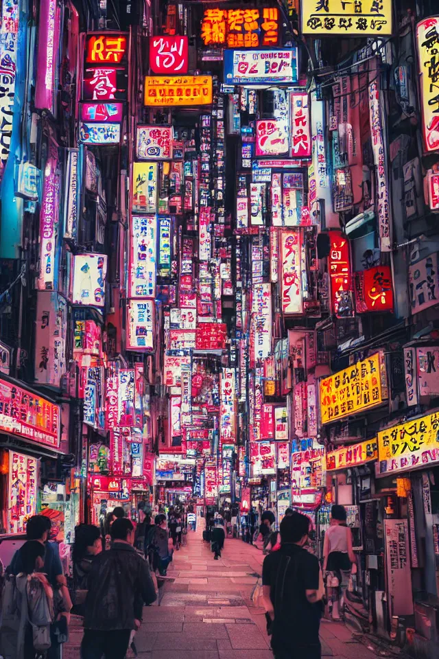 Image similar to a portrait of a shiba inu wondering the streets of tokyo, neon market street signs, cyberpunk, hyperrealistic, highly detailed, 8 k