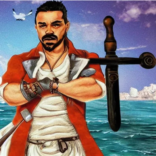 Image similar to salt bae jolly roger