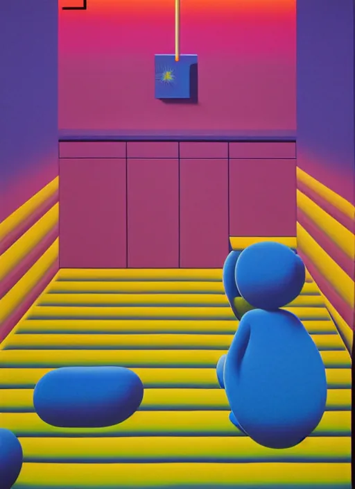 Image similar to office room by shusei nagaoka, kaws, david rudnick, airbrush on canvas, pastell colours, cell shaded, 8 k