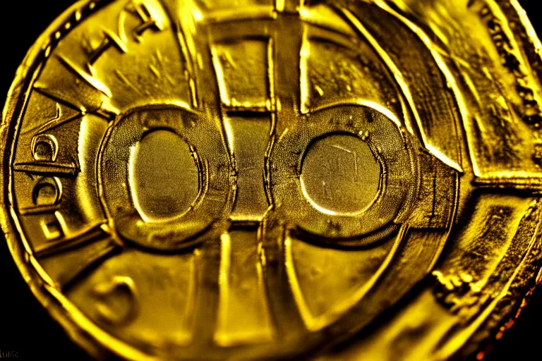 Prompt: a macro shot of a one euro coin. super realistic 8 k render of a elegant, cinematic composition