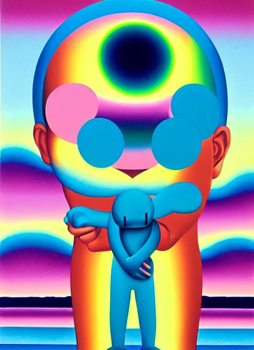 Image similar to love by shusei nagaoka, kaws, david rudnick, airbrush on canvas, pastell colours, cell shaded, 8 k