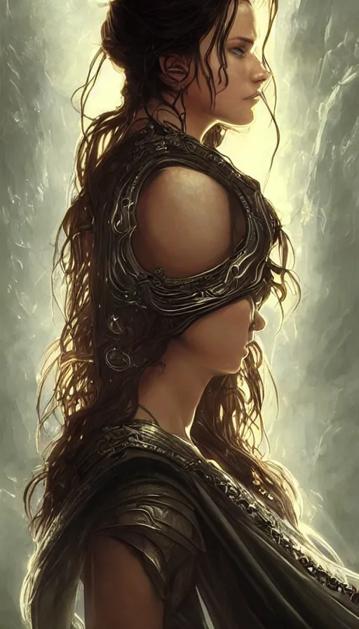 Image similar to furious gorgeous woman, lord of the rings, cyberpunk, posessed, matrix, fibonacci, sweat drops, insane, intricate, highly detailed, digital painting, artstation, concept art, smooth, sharp focus, illustration, Unreal Engine 5, 8K, art by artgerm and greg rutkowski and alphonse mucha