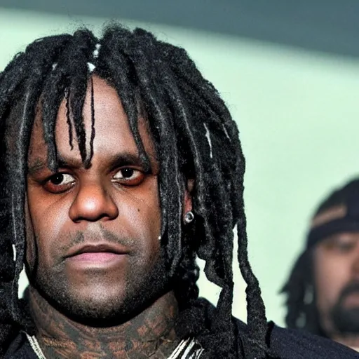 Image similar to Rapper Chief Keef In Vikings 4K quality super realistic