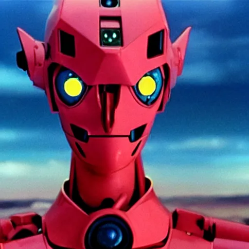 Image similar to movie still of robot evangelion, cinematic composition, cinematic light, criterion collection, by edgar wright