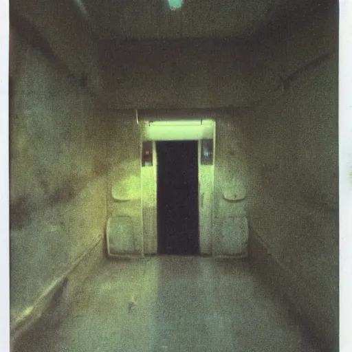 Prompt: color polaroid of HK-47 by Tarkovsky