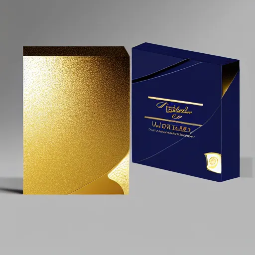 Image similar to white and gold chocolate paperboard packaging, ultrarealistic, smooth, sharp focus, great light,