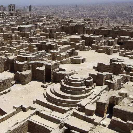 Prompt: ancient philadelphia in syria