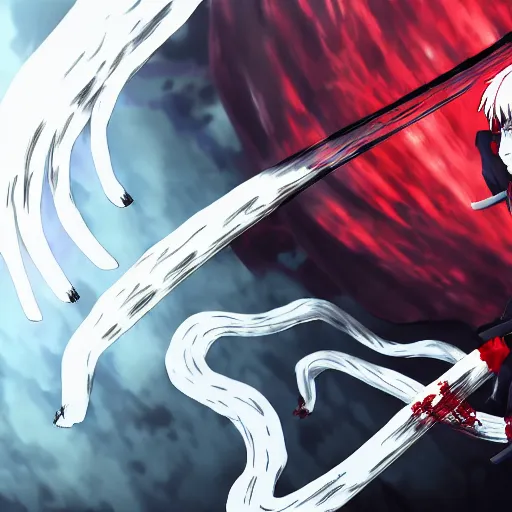 kaneki using his centipede kagune to fight jason in