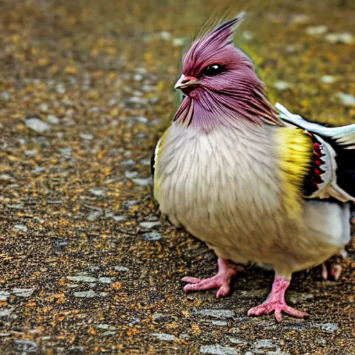 Image similar to national geographic photo of pidgey, pokemon in the wild, intricate, portrait, 8 k highly professionally detailed, hdr, award winning