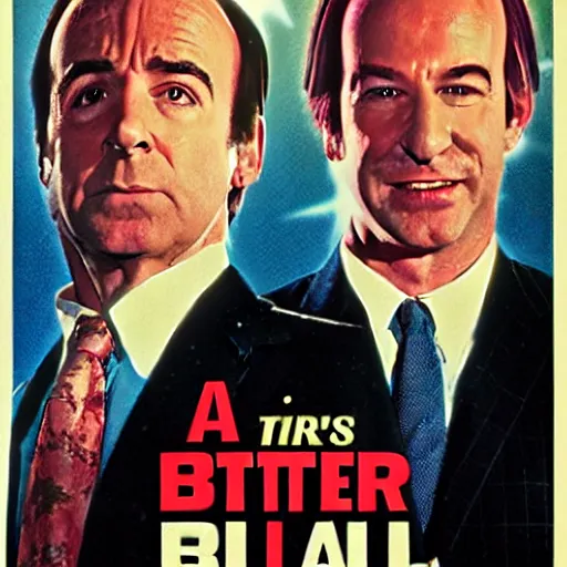 Prompt: A 1980s movie poster for Better Call Saul