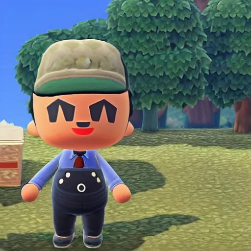 Prompt: Animal Crossing characters in GTA V