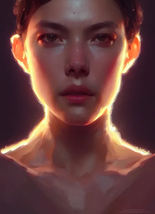 Prompt: realistic portrait, intricate, elegant, glowing lights, highly detailed, digital painting, artstation, concept art, smooth, sharp focus, illustration, art by wlop, mars ravelo and greg rutkowski