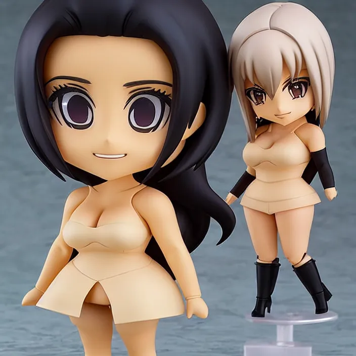 Image similar to kim kardashian, an anime nendoroid of kim kardashian, figurine, detailed product photo