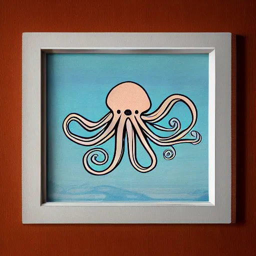 Prompt: octopus art deco