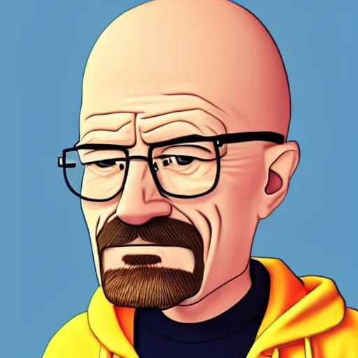 Prompt: walter white in the style of a pixar movie