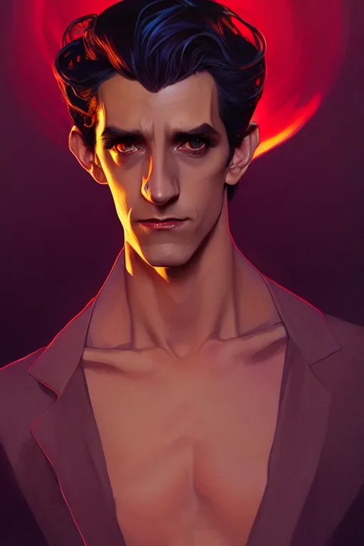 Prompt: a portrait of nightcrawler, fantasy, sharp focus, intricate, elegant, digital painting, artstation, matte, highly detailed, concept art, illustration, ambient lighting, art by ilya kuvshinov, artgerm, alphonse mucha, and greg rutkowski