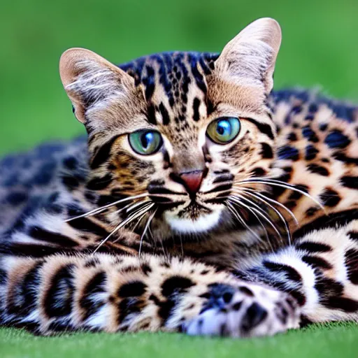 Image similar to a leopard cat called leonard