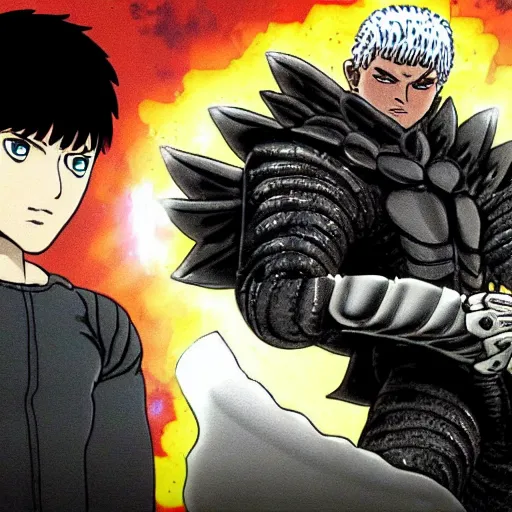 Image similar to guts killing griffith