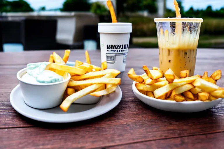 Image similar to best fries, best mayonnaise, best weather, best light, best drink