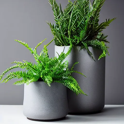 Image similar to an architectural, unique pot made for houseplants