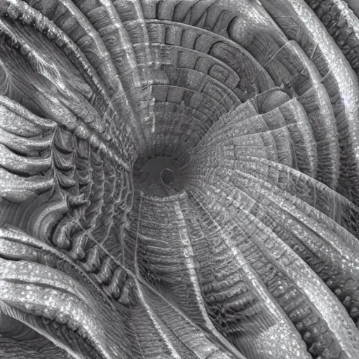 Prompt: close - up of intricate marble fractal mandelbulb rendered in octane