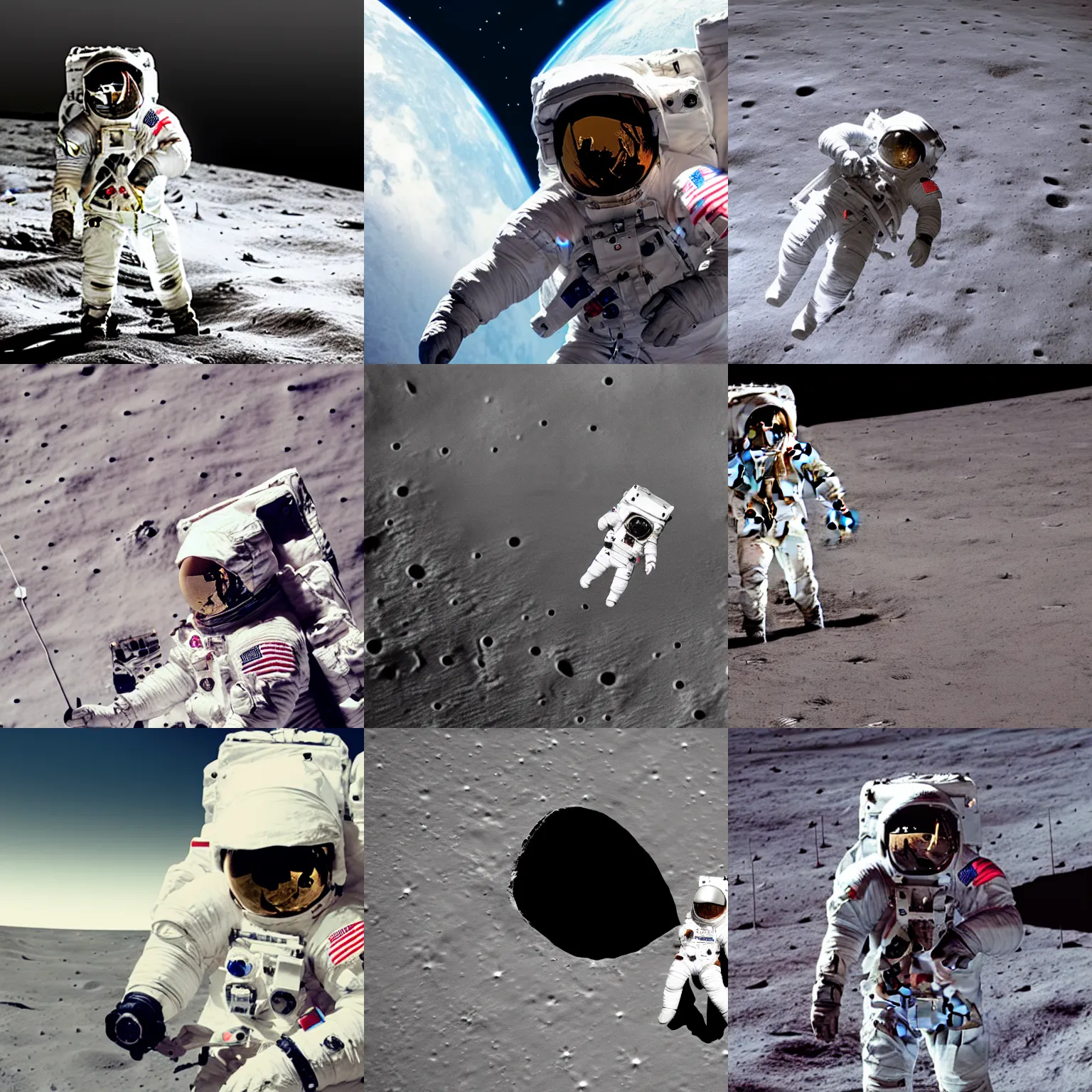 Prompt: astronaut holding little horse on moon, 4 k, hd