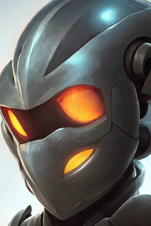 Image similar to epic mask helmet robot ninja portrait stylized as fornite style game design fanart by concept artist gervasio canda, behance hd by jesper ejsing, by rhads, makoto shinkai and lois van baarle, ilya kuvshinov, rossdraws global illumination radiating a glowing aura global illumination ray tracing hdr render in unreal engine 5