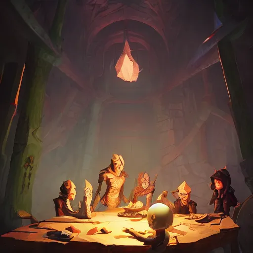 Prompt: dungeons and dragons, by roman shipunov, etienne hebinger, atey ghailan, cgsociety, cynical realism, fantasy art, 2 d game art
